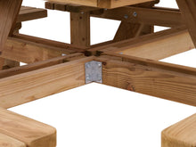 Afbeelding in Gallery-weergave laden, MaximaVida luxe houten picknicktafel Tallinn 300 cm - open instap
