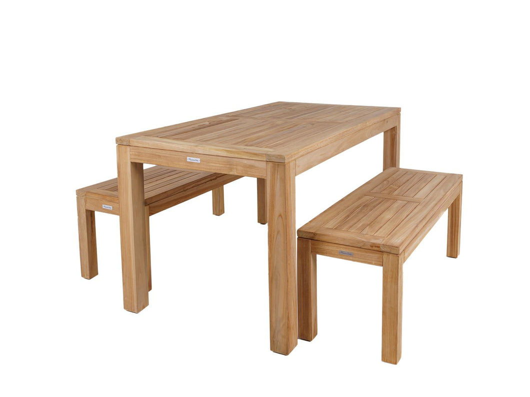 MaximaVida teak picnic set Java 150 cm - 3 pieces