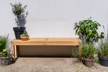 Load image into Gallery viewer, MaximaVida teak bench Java - 120 x 40 cm
