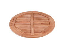 Load image into Gallery viewer, MaximaVida round teak table top Java - 100 cm
