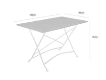 Afbeelding in Gallery-weergave laden, MaximaVida inklapbare tuintafel Toscana 120 x 70 cm zwart - 100% FSC excellent acacia
