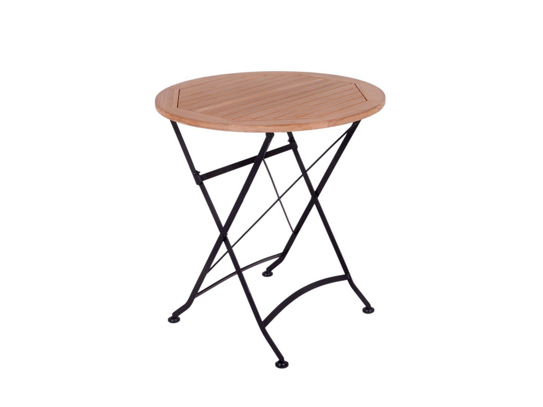 MaximaVida Klappbarer runder Gartentisch Toscana 70 cm - 100% FSC exzellentes Akazienholz