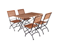 Load image into Gallery viewer, MaximaVida garden cover for picnic table and folding picnic table London 120 cm black
