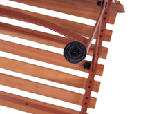 Load image into Gallery viewer, MaximaVida foldable acacia garden set Toscana 120 cm rust brown - chairs with armrest
