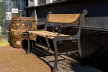 Afbeelding in Gallery-weergave laden, MaximaVida gietijzeren tuinbank Prinsengracht - 125 cm
