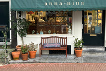 Load image into Gallery viewer, MaximaVida garden bench Rainbow 130 cm- exclusive mahogany
