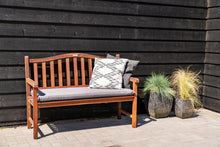 Load image into Gallery viewer, MaximaVida garden bench Rainbow 130 cm- exclusive mahogany
