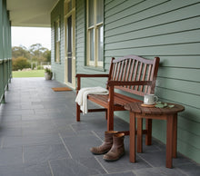 Load image into Gallery viewer, MaximaVida garden bench Rainbow 130 cm- exclusive mahogany
