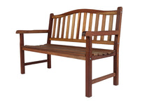 Load image into Gallery viewer, MaximaVida garden bench Rainbow 130 cm- exclusive mahogany
