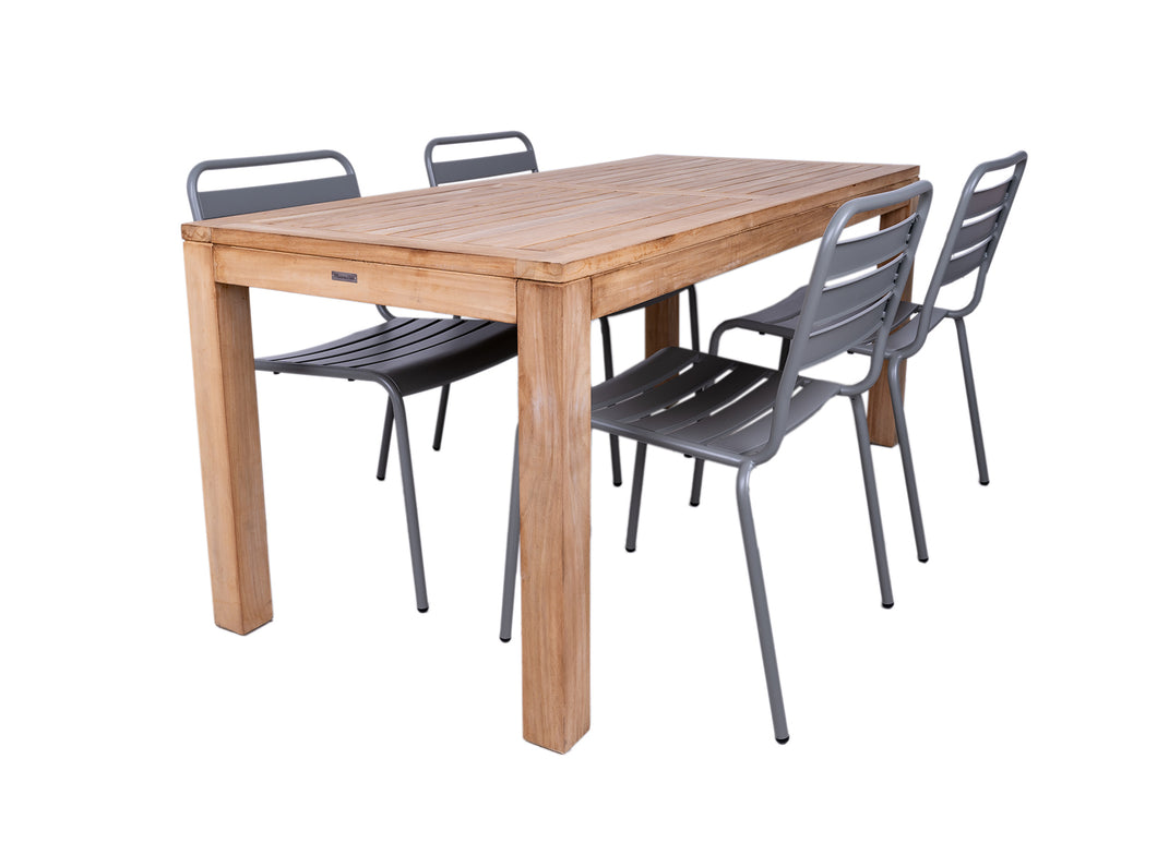 MaximaVida garden set Java 180 cm mouse grey