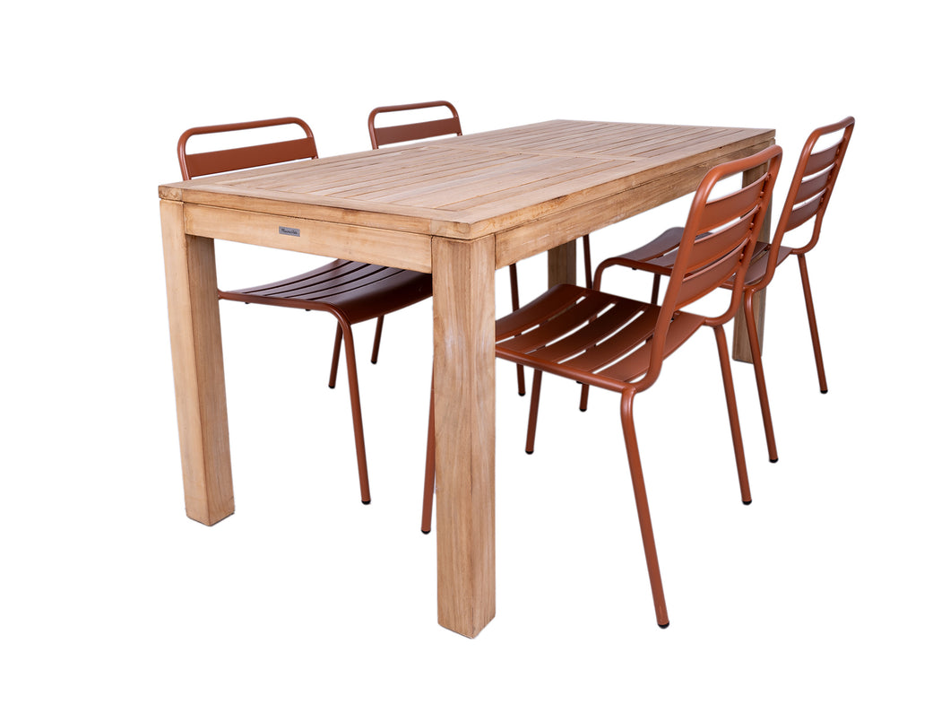 MaximaVida garden set Java 150 cm rust brown