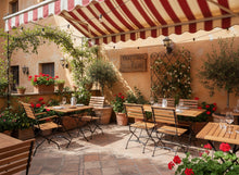 Load image into Gallery viewer, MaximaVida inklapbare tuinstoel Toscana met armleuning zwart - 100% FSC excellent acacia
