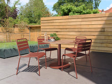 Load image into Gallery viewer, MaximaVida steel garden chair Max XXL rust brown - 2 pieces
