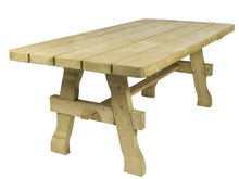 Load image into Gallery viewer, MaximaVida wooden garden table Provence 200 cm – wood thickness of 60 mm

