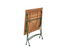 Afbeelding in Gallery-weergave laden, MaximaVida inklapbare vierkante acacia bistro set Toscana 70 cm olijfgroen - stoelen met armleuning
