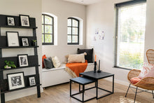 Load image into Gallery viewer, MaximaVida Wall rack Jamie black – bookshelf – magazine rack – 180 cm x 80 cm
