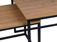 Load image into Gallery viewer, MaximaVida set of square table tops Kiev 60 cm – rustic oak veneer
