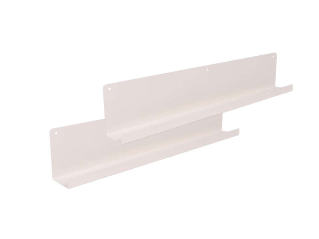 MaximaVida shelf Wally 80 x 9 x 15 cm ivory - 2 pieces