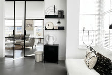 Load image into Gallery viewer, MaximaVida shelf Wally 80 x 9 x 15 cm black  - 2 pieces
