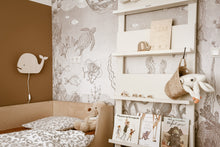 Load image into Gallery viewer, MaximaVida wall rack Jamie ivory bookshelf – magazine rack – 180 x 80 cm
