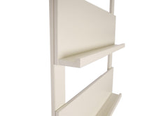 Load image into Gallery viewer, MaximaVida wall rack Jamie ivory bookshelf – magazine rack – 180 x 80 cm
