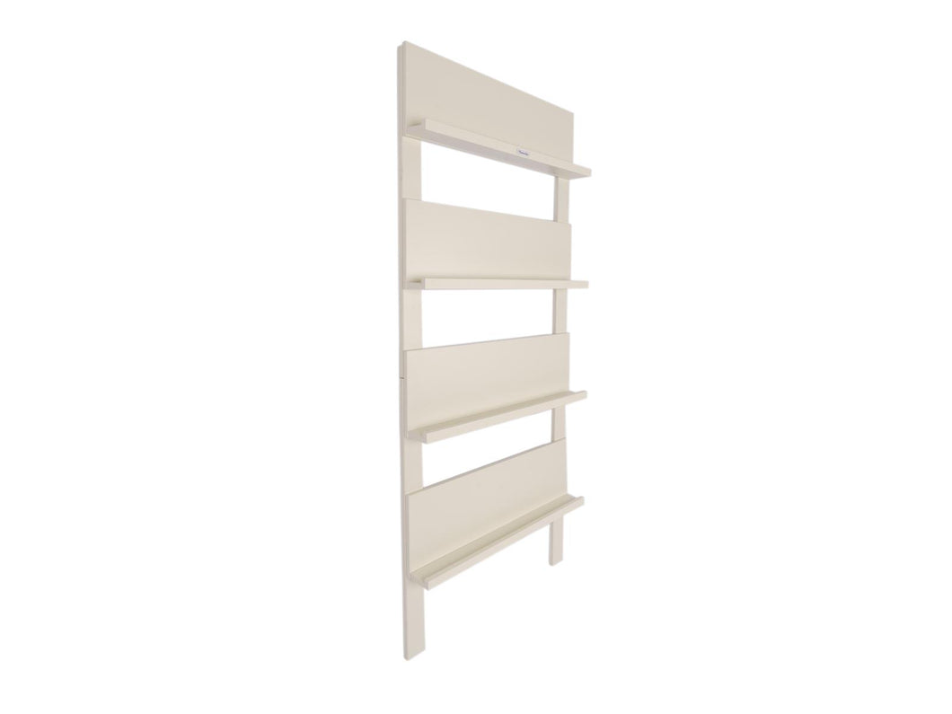 MaximaVida wall rack Jamie ivory bookshelf – magazine rack – 180 x 80 cm