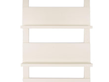 Load image into Gallery viewer, MaximaVida wall rack Jamie ivory bookshelf – magazine rack – 180 x 80 cm
