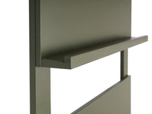 Lade das Bild in den Galerie-Viewer, MaximaVida Wandregal Jamie olivgrün  - Bücherregal - Zeitschriftenregal - 180 x 80 cm

