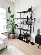 Load image into Gallery viewer, MaximaVida metal wall cabinet Finn 90 x 35 x 188 cm black
