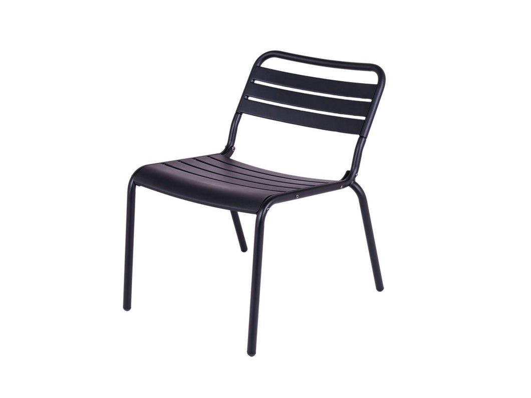 OUTLET - MaximaVida metalen loungestoel Max XXL zwart