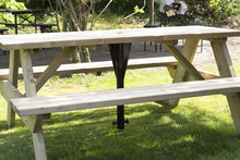Load image into Gallery viewer, Gardisun solid parasol base for underneath the table or on the terrace, including screws
