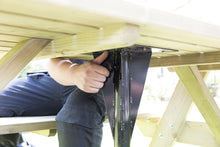Load image into Gallery viewer, Gardisun solid parasol base for underneath the table or on the terrace, including screws
