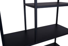 Load image into Gallery viewer, MaximaVida metal wall cabinet Finn 90 x 35 x 188 cm black
