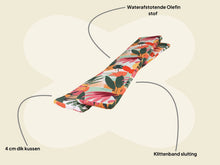 Afbeelding in Gallery-weergave laden, MaximaVida picknicktafel kussen Vaiana 200 x 30 x 4 cm 2 stuks - waterafstotend
