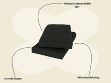 Afbeelding in Gallery-weergave laden, MaximaVida picknicktafel kussenpakket Havana zwart 55 x 27,5 x 5 cm - waterafstotend - 6 stuks

