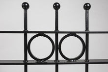 Load image into Gallery viewer, MaximaVida metal garden fence Lichtenvoorde 80 x 83 cm black - hot-dip galvanised
