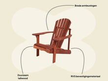 Afbeelding in Gallery-weergave laden, MaximaVida adirondack tuinstoel Toronto  - the original
