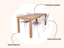 Load image into Gallery viewer, MaximaVida garden set Java 150 cm ivory
