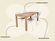 Afbeelding in Gallery-weergave laden, MaximaVida tuinset Java 180 cm ivoor
