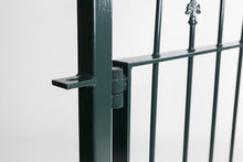 Load image into Gallery viewer, MaximaVida metal garden fence- Utrecht type 90 cm pedestrian gate including posts
