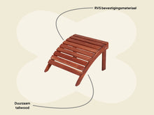 Load image into Gallery viewer, MaximaVida Adirondack footstool Toronto - the original
