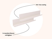 Load image into Gallery viewer, MaximaVida shelf Wally 80 x 9 x 15 cm ivory - 2 pieces
