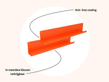Load image into Gallery viewer, MaximaVida shelf Wally 80 x 9 x 15 cm orange - 2 pieces
