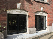 Load image into Gallery viewer, MaximaVida metal garden fence Utrecht 70 x 119 cm green -hot-dip galvanised
