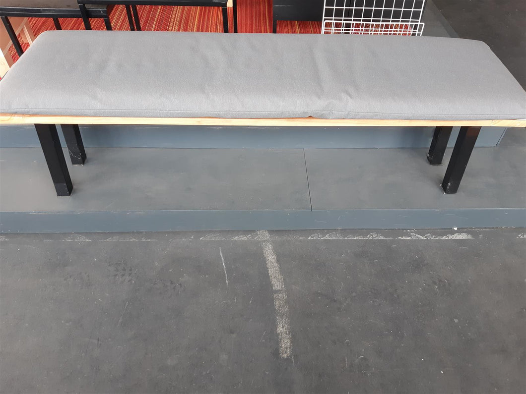 OUTLET GROENLO Bankkussen grijs 180 x 50 x 6 cm