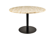 Load image into Gallery viewer, MaximaVida solid oak wooden table top Minsk round 120 cm- FSC certified
