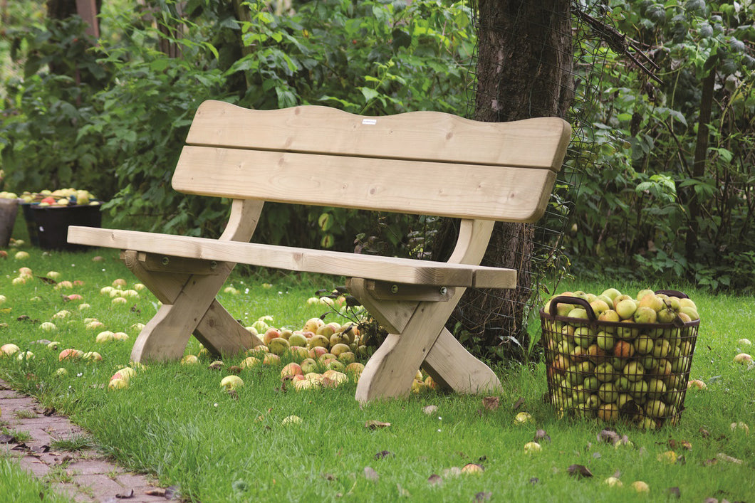 OUTLET GROENLO MaximaVida houten tuinbank Provence 120 cm - 60 mm houtdikte