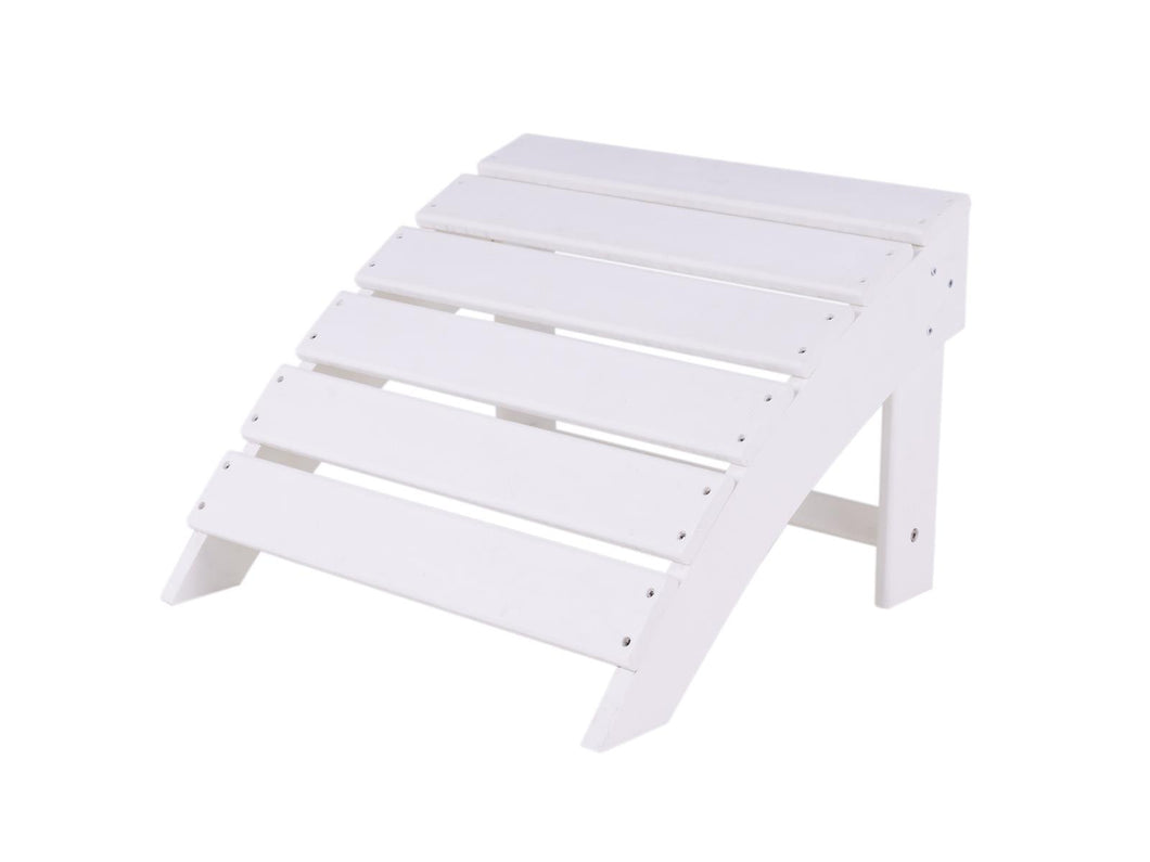 MaximaVida plastic Adirondack footstool Montreal white – standard design