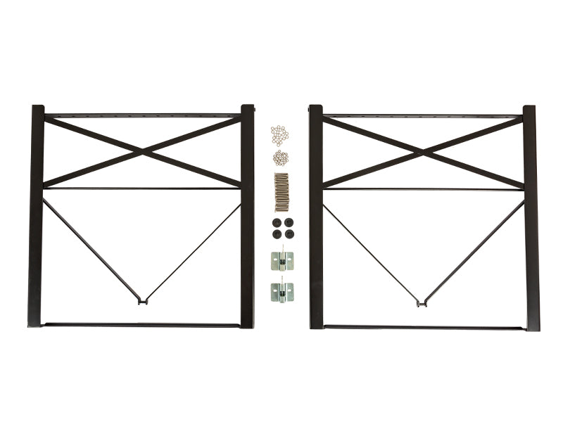 MaximaVida construction kit Berlin for fordable beer bench - frame 75 cm black coated