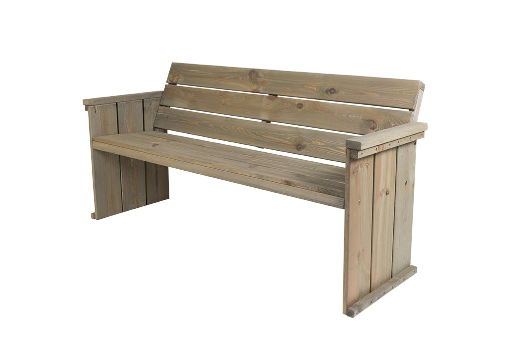 OUTLET GROENLO MaximaVida tuinbank 118 cm steigerhout look